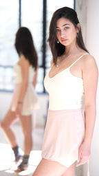 Assemblé Ballet pink חצאית מעטפת