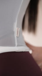 Enveloppé Swan White חולצת מעטפת